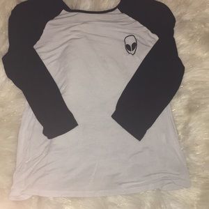 Alien baseball shirt